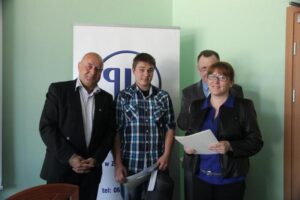 Laureat Wojewódzkiego Konkursu z przepisów prawa pracy i BHP