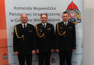Uroczyste przekazanie obowiązków Komendanta Powiatowego PSP we Wschowie