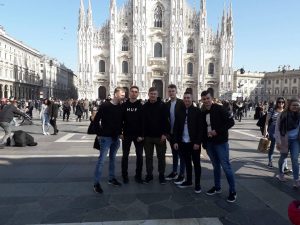 Uczniowie ze Staszica na praktykach w Wiedniu i Mediolanie