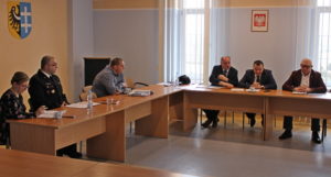 Posiedzenie Powiatowego Zespołu Zarządzania Kryzysowego