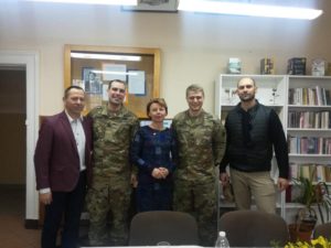 Wizyta żołnierzy armii amerykańskiej w I ZS we Wschowie