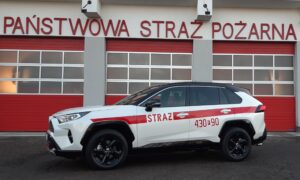Samochód TOYOTA RAV4 dla Komendy Powiatowej Państwowej Straży Pożarnej we Wschowie
