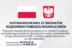Poprawa bezpieczeństwa pieszych w ramach budowy wyniesionego przejścia dla pieszych wraz z oświetleniem – droga powiatowa 1011F w miejscowości Wschowa ul. Konradowska