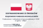 Przebudowa i rozudowa drogi powiatowej nr 1013F w Lginiu – etap I