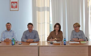 Spotkanie Starosty Wschowskiego z dyrektorami szkół i placówek powiatowych