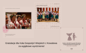 Gratulacje dla Koła Gospodyń Wiejskich z Kowalewa za wyjątkowe wyróżnienie!