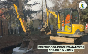 Przebudowa drogi powiatowej nr 1013F w Lginiu