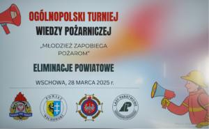 Eliminacje powiatowe Ogólnopolskiego Turnieju Wiedzy Pożarniczej pod Honorowym Patronatem Starosty Wschowskiego