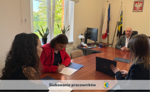 Uroczyste ślubowanie pracowników samorządowych