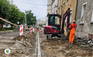 Trwa przebudowa Placu Grunwaldu we Wschowie