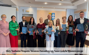 Gratulacje dla nowych Nauczycieli Mianowanych – kolejny krok w rozwoju zawodowym
