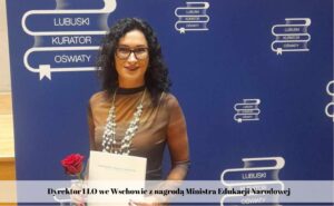 Dyrektor I LO we Wschowie z nagrodą Ministra Edukacji Narodowej