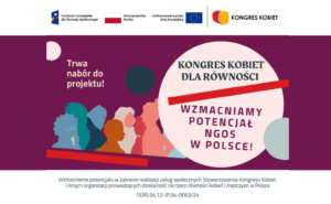 Działasz w organizacji pozarządowej? Angażujesz się na rzecz równości kobiet i mężczyzn – lub dopiero planujesz takie działania?