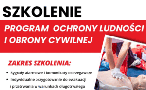 Szkolenie z zakresu ochrony ludności i obrony cywilnej 24.11.2025 r.