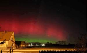 Niezwykłe widowisko nad Powiatem Wschowskim