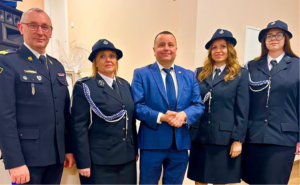 Zebranie sprawozdawczo-wyborcze OSP Szlichtyngowa z udziałem Wicestarosty Wschowskiego