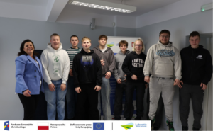 Uczniowie I Zespołu Szkół we Wschowie uczą się, jak zrobić dobre pierwsze wrażenie