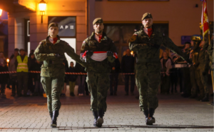 Uroczysta przysięga żołnierzy WOT w Zielonej Górze