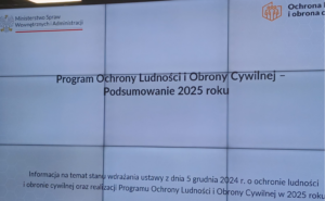 Podsumowanie realizacji Programu Ochrony Ludności i Obrony Cywilnej za 2025 rok