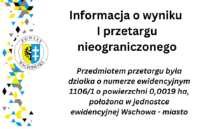 Wynik przetargu ustnego na sprzedaż nieruchomości we Wschowie GK.6840.4.2025