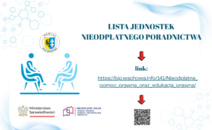 Nieodpłatne wsparcie dla mieszkańców Powiatu Wschowskiego