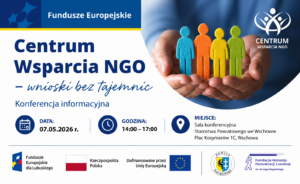 Zaproszenie na konferencję informacyjną dla organizacji pozarządowych