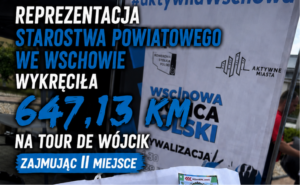 Wykręcili sukces! Drużyna Starostwa Powiatowego na II miejscu Tour de Wójcik