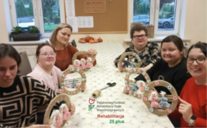 Zajęcia krawiecko- rękodzielnicze w ramach programu „Rehabilitacja 25 plus”