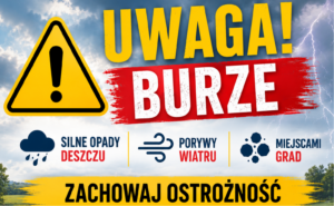 IMGW wydał ostrzeżenie II stopnia przed burzami dla województwa lubuskiego