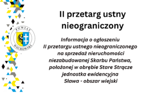 Ogłoszenie o II przetargu na sprzedaż nieruchomości w Starym Strączu GK.6840.5.2025