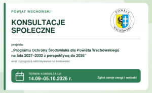 Konsultacje społeczne Programu Ochrony Środowiska dla Powiatu Wschowskiego