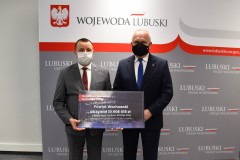 Starosta Wschowski Andrzej Bielawski  z Wojewodą Lubuskim Władysławem