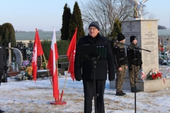 Obchody 103. rocznicy wybuchu Powstania Wielkopolskiego odbyły się pod Obeliskiem Powstańców Wielkopolskich na Cmentarzu Komunalnym we Wschowie