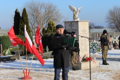 Obchody 103. rocznicy wybuchu Powstania Wielkopolskiego odbyły się pod Obeliskiem Powstańców Wielkopolskich na Cmentarzu Komunalnym we Wschowie