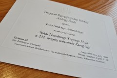 Zaproszenie na uroczystości w Warszawie