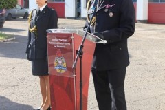Komendant Powiatowy Państwowej Straży Pożarnaj we Wschowie Krzysztof Piasecki