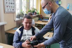 zajęcia w ramach projektu „Na przekór schematom. Samodzielni w zabawie – kreatywni w życiu”.