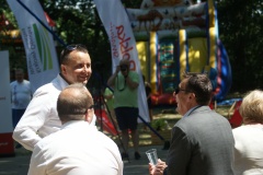 Starosta Wschowski Andrzej Bielawski podczas Bitwy Regionów.