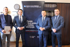 od lewej: Jan Rusin-Wykonawca, Piotr Wieland, Andrzej Bielawski, Michał Motowidełko.
