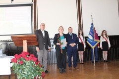 wręczenie nagrody przez Starostę Wschowskiego