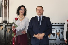 wręczenie nagrody przez Starostę Wschowskiego