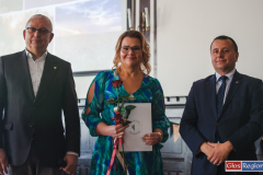 wręczenie nagrody przez Starostę Wschowskiego