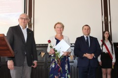 wręczenie nagrody przez Starostę Wschowskiego