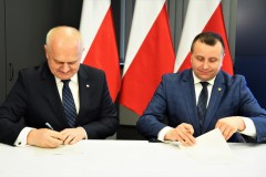 od lewej: Wojewoda Lubuski Władysław Dajczak, Starosta Wschowski Andrzej Bielawski