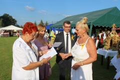 Komisja konkursu powiatowego na Najpiękniejszy Wieniec Dożynkowy