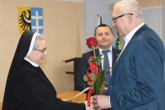 Podziękowania i życzenia dla Siostry Elżbiety Zofii Glinki.