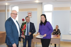 Podziękowania i życzenia dla Pani Iwony Zając-Majchrzak.