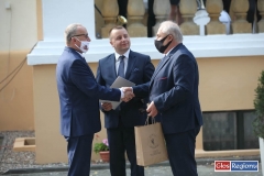 Starosta Wschowski  Andrzej Bielawski oraz Andrzej Nowicki składają wyrazy uznania