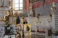 Msza Św. w Klasztorze O.O. Franciszkanów we Wschowie