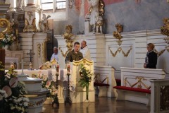 Msza Św. w Klasztorze O.O. Franciszkanów we Wschowie